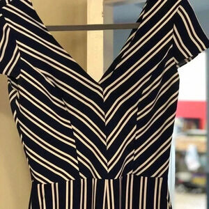 Amanda Uprichard short sleeve slit leg jumpsuit.